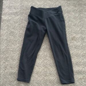 Kids Black Columbia Fleece Leggings